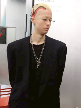 ペレ 梅田(PELE) サーフカール/スパイキーショート/ブルーブラック/梅田