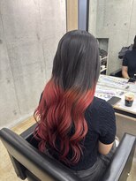アジールヘア 赤羽駅南口店(agir hair)&nbsp;ワインレッドグラデーションカラー(赤羽/赤羽駅/赤羽南口)
