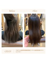 グランバイ アトリエドングリ(Grand × AtlierDonguri)&nbsp;お客様髪質改善データ1904（髪質改善縮毛矯正）