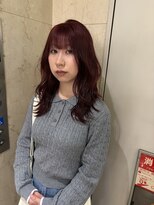 シピレアノバイブレス(shipi. le'ano by brace)&nbsp;【maria】wine red/ブリーチ/ダブルカラー/学割U24/髪質改善