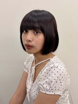 ヒュー 広島(HEW) 20、30代ふんわり内巻きボブ