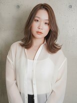 ニューヨークニューヨーク ピオレ姫路店(NYNY)&nbsp;抜け感ベージュカラー×くびれミディアムヘア