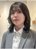 ボブミディアムパーマくびれヘアパーマ