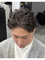 アクロ(ACRO)&nbsp;広島メンズ/極道パーマ/短髪パーマ/濡れ感セット