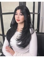 メゾンハル(Maison HALU)&nbsp;ダークグレージュ×レイヤーカット