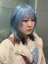 トイロ 中目黒(Toiro)&nbsp;水色カラー/ミディアムレイヤー/デザインカラー