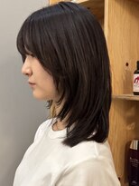 サンプラス(san+)&nbsp;レイヤーカット/ミディアムレイヤー/透明感カラー/ウルフカット