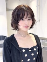 ローレンジウ(LOREN JU)&nbsp;着物ヘア/ダークアッシュ/ミディアムレイヤーカット/名古屋名駅
