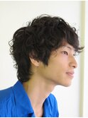 マニッシュなさわやかイケメンパーマ