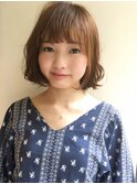 ナチュラルシフォンボブ◎30代40代50代