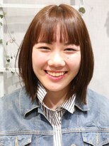 アフラワーヘア(a FLower HAIR) ハイトーン☆切りっぱなしボブ