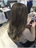 【Euphoria銀座本店】☆ダブルハイライト×グラデ☆篠崎