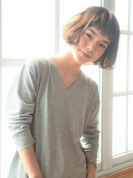 ステア ケース(stair case) 切りっぱなし×毛先アレンジ