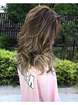 ヘアメイク アリープ(HAIR MAKE ALEAP) ベージュグラデーション