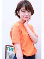 ドロップ(drop) アレンジ自在、耳かけショートボブ【表参道/青山drop】