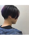 マッシュショート＿くせ毛風,ヘアアレンジ,クラシカル