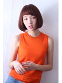 小顔ボブ×オン眉　　＊