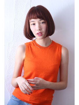ブラウヘアアンドケア(care) 小顔ボブ×オン眉　　＊