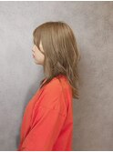 外ハネボブ/アッシュブラウン/ネオウルフ/デザインカラー