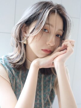 アイティー バイ アルバム 中野店(IT by ALBUM) レイヤーカット_クールショートピンクベージュボブルフ_8049