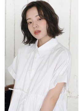 エアー 大阪(AIR) 【air-OSAKA】栃本優美　大人かわいいウェーブボブ