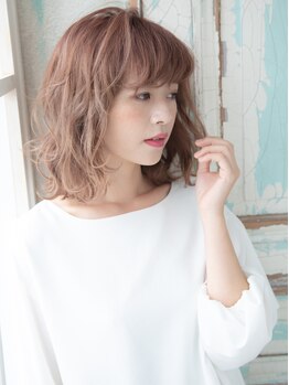 アジト ヘアーアンドリラクゼーション(AJITO HAIR&RELAXATION)の写真/【2024★春】黄味が強い髪・赤味が強い髪も、春旬カラー《シースルーライン》で補正し、透明感を表現！