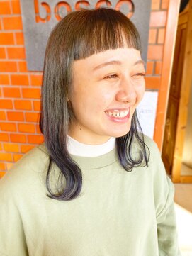 ボスコ 下北沢店(bosco) boscoあべ  ぱっつんロブ