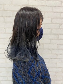 ビスイル 秋葉原店(Vis ill) 20代30代/グラデーション/ブルーバイオレット/波巻き/大人可愛い