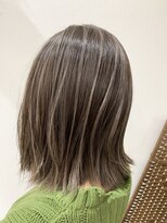 ヘア ライフ セリス(hair life Celis)&nbsp;ハイライト×グレージュ
