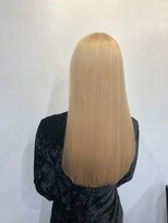 アンセム(anthe M) ツヤ髪ブロンドベージュダブルカラー髪質改善韓国トリートメント