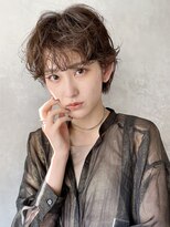 アイティーバイアルバム 下北沢店(IT by ALBUM)&nbsp;ラフなマッシュパーマ_ホワイトグレージュネビージュ_49029