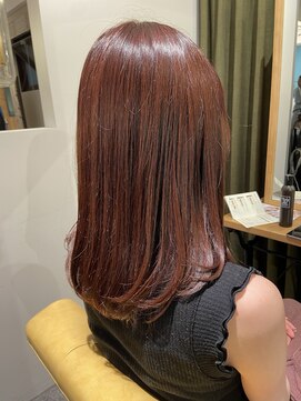 ムーン(moon) #美髪のススメ#ネビージュ#大人かわいいヘア#こなれミディ