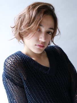 フリップビーアヴェダ(FLIP B AVEDA) 本八幡×ブリーチなしカラー×オーガニック×ニュアンスショート