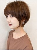 大人ショートボブ・前下がりショート20代30代40代