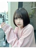 【salon de MiLK原宿】スタイリッシュショートミディアムボブ