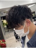 波巻きスパイラル/ツーブロック/癖毛カット/なみなみウェーブ