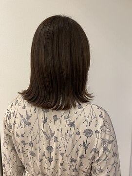 ソウ(sou) sou［ayaka］透明感カラー外ハネボブ