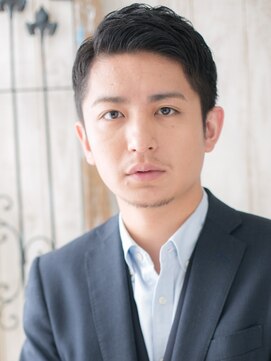 メンズヘア ビーセカンド 草加店(MENS HAIR B-2) 爽やか七三分けオールバック/ビジカジ刈り上げショートS草加