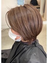 オンカラー(ON.COLOR)&nbsp;大人グレージュハイライトショート