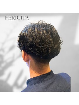 フェリシータ リコルソ(FELICITA RicorsO) 【FELICITA】ツイストスパイラルパーマ×刈り上げマッシュ