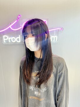 アイスプロドバイブルーム 木更津店(ice prod by bloom) ミディアムヘア/暗めカラー/グランマッシュ/木更津