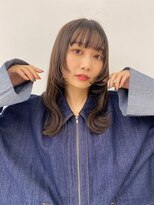 フラミューム 藤沢(flammeum)&nbsp;顔周りレイヤースタイル