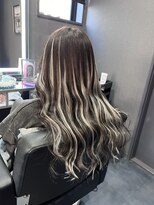 ヴィアンジュ(viange)&nbsp;#フェイクブラック#プラチナエクステ#ハイライト風