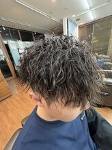 バトン(BATON) マッシュ縦落ちツイスト 鎌ヶ谷/ツイストパーマ