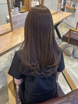 ハイフ(haif) 【haif】透明感ベージュカラー レイヤーカット