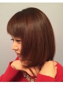 ふんわりAラインボブ/30代/40代/50代/南区