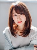 黒髪/グレーベージュ/レイヤーロング/酸性ストレート/髪質改善