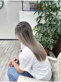 バレイヤージュ/グラデーションカラー/グラデーション/外国人分
