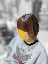 パーソンズ 本八幡店(PAR SON'Z) ショートカット外ハネアレンジ