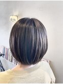 グレージュ/ナチュラルショート